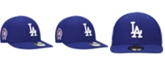 New Era Men's Royal Los Angeles Dodgers 9/11 Memorial Side Patch 59FIFTY Fitted Hat